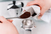 Dosing coffee in Bialetti Moka Express
