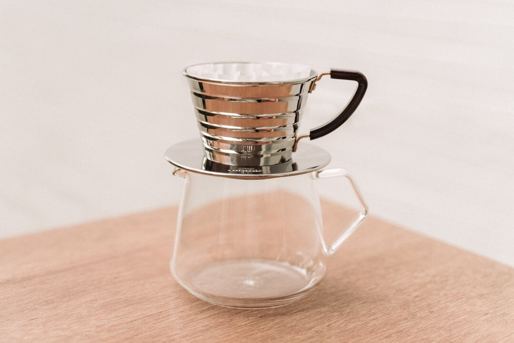 Kinto Coffee server 300ml with Kalita wave 155